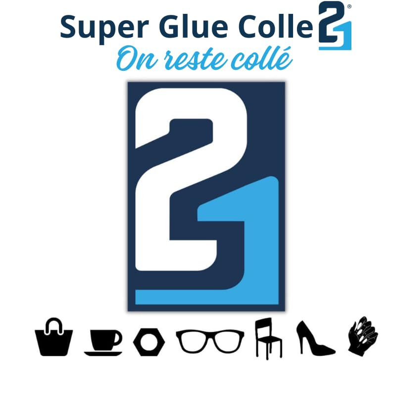 Super glue Colle 21 kit pro evolution 2.1 - Kit for modelism, Kit for DIY, Kit for repairs.